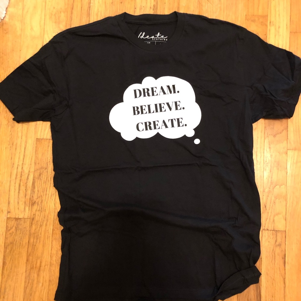 Dream Believe Create Bubble Tshirt